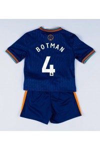 Newcastle United Sven Botman #4 Babyklær Tredje Fotballdrakt til barn 2025-26 Korte ermer (+ Korte bukser)